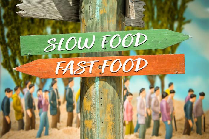 Slow Food Schild