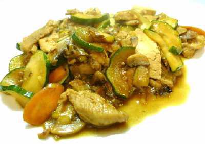 Wok mit Putenfleisch & Tofu (Single) nach dem issgesund-Rezept