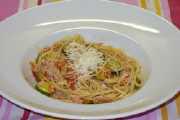 Spaghetti mit Schinken-Zucchini Sauce nach dem issgesund-Rezept