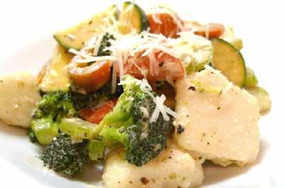 Gemüse mit Polenta Rezept nach dem issgesund-Rezept