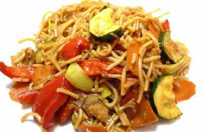 Wok Nudeln mit Gemüse Rezept nach dem issgesund-Rezept