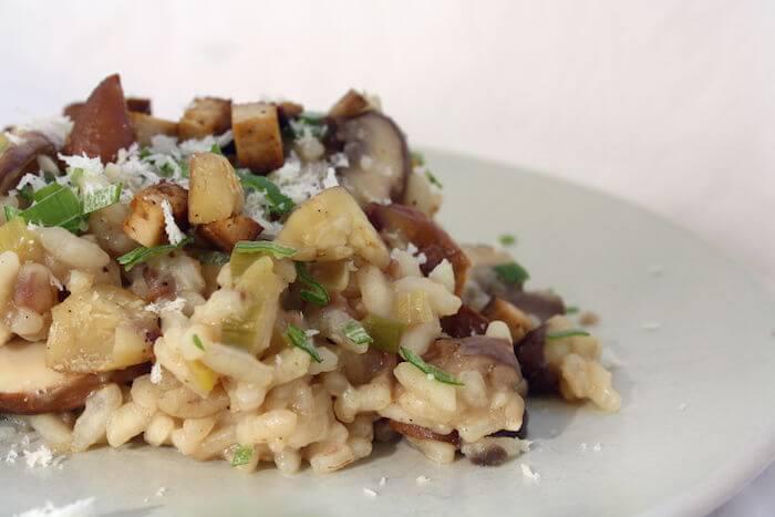 Maroni-Risotto mit braunen Champignons nach dem issgesund-Rezept