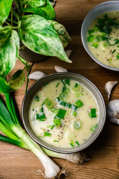 Knoblauchcremesuppe