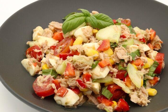 Thunfisch Gemüse Snack nach dem issgesund-Rezept