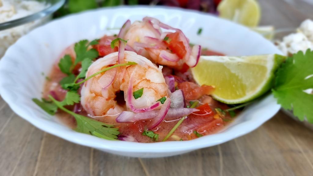 Ecuadorianisches Garnelen Ceviche (Original Rezept) | issgesund.at